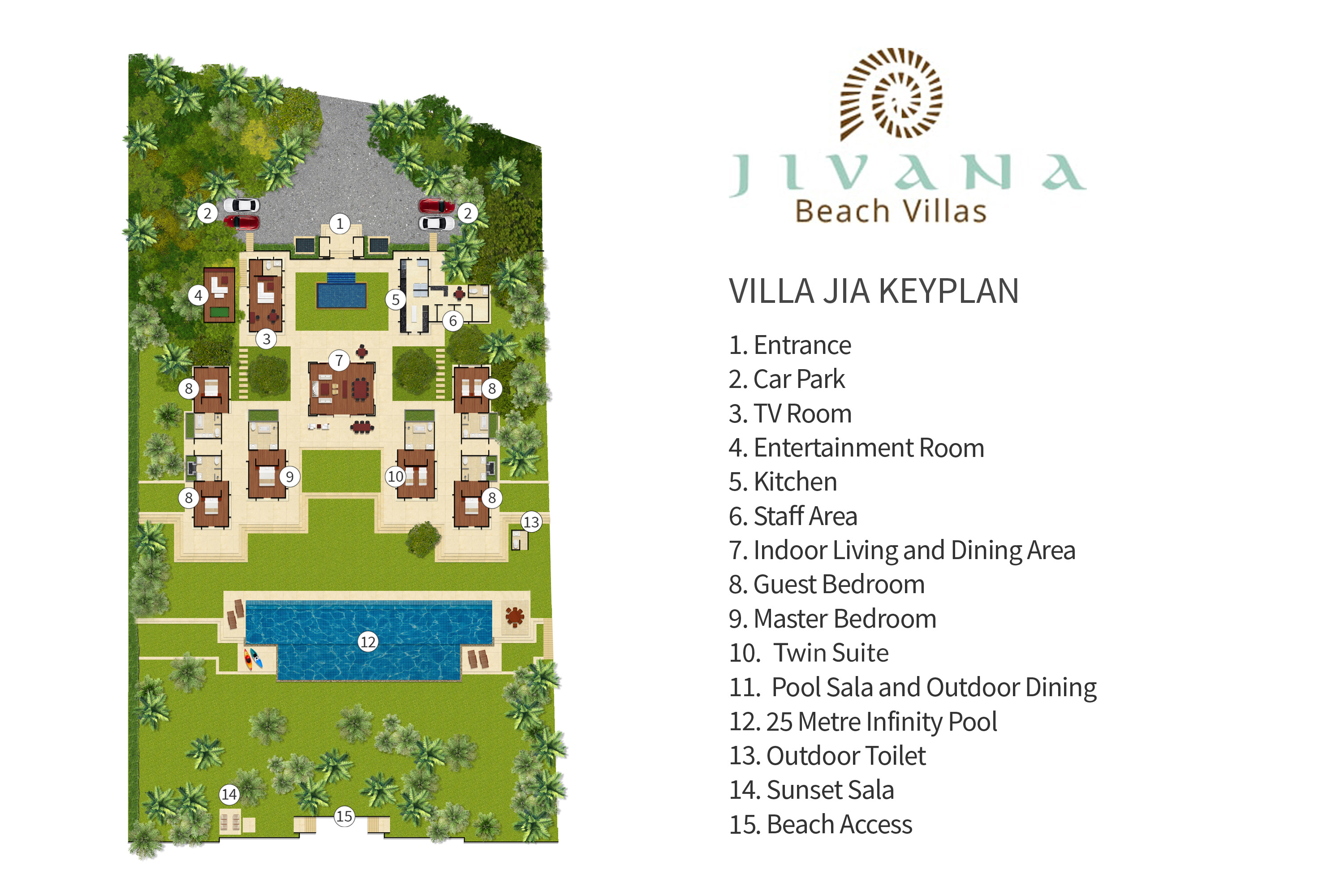 Jivana Beach Villas - Villa Jia
